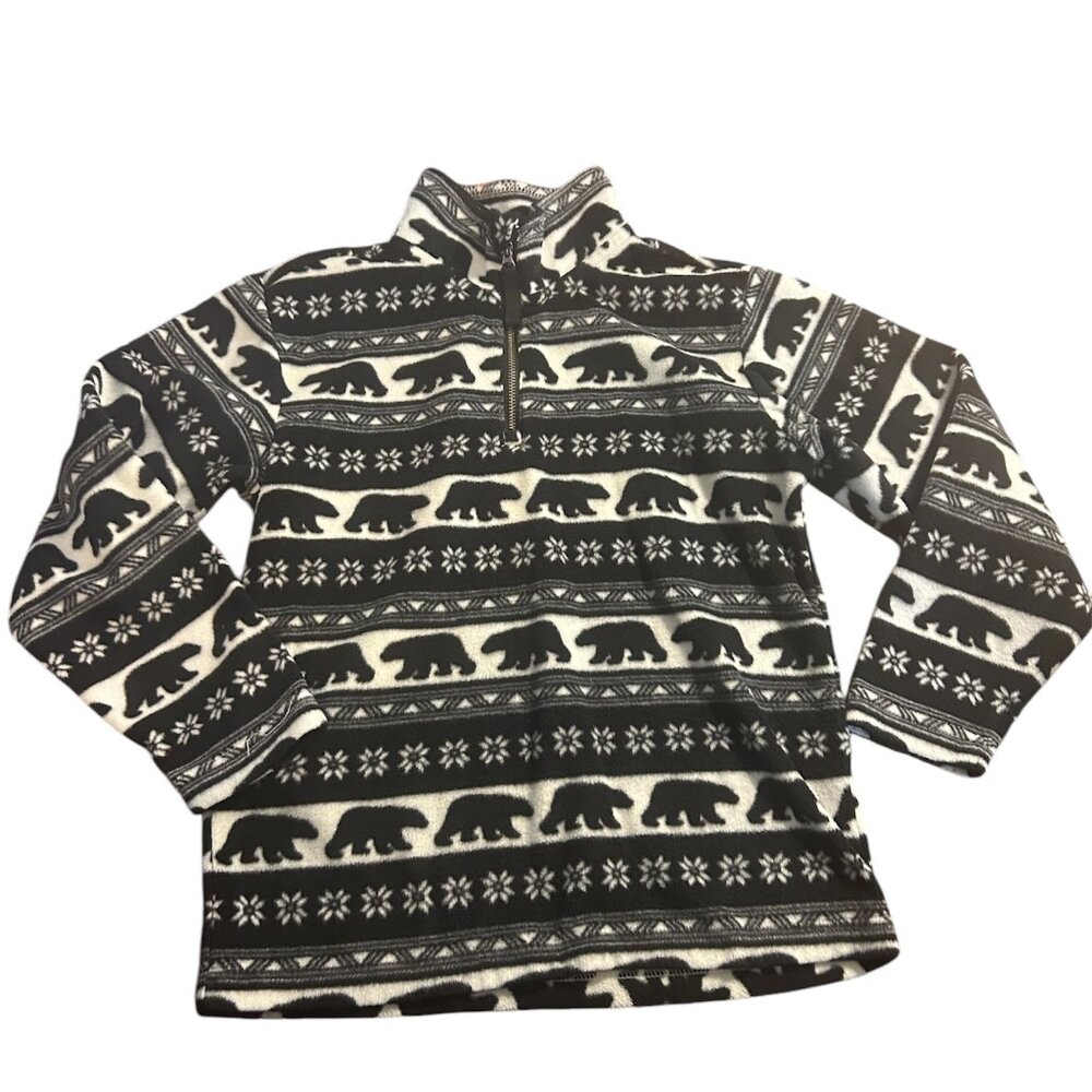 Winter Bear Fleece Jacket for Boys - Size 6-7